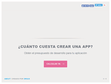 Tablet Screenshot of cuantocuestaunaapp.com